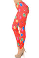 Wholesale Colorful Holiday Lights Leggings