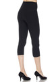 Wholesale Buttery Soft Basic Solid High Waisted Capris - 5 Inch - New Mix