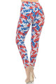 Wholesale Buttery Smooth All Over USA Leggings