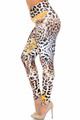 Wholesale Creamy Soft Leopard Star Plus Size Leggings - USA Fashion™