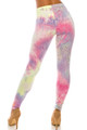 Wholesale Buttery Smooth Multi-Color Pastel Tie Dye Leggings