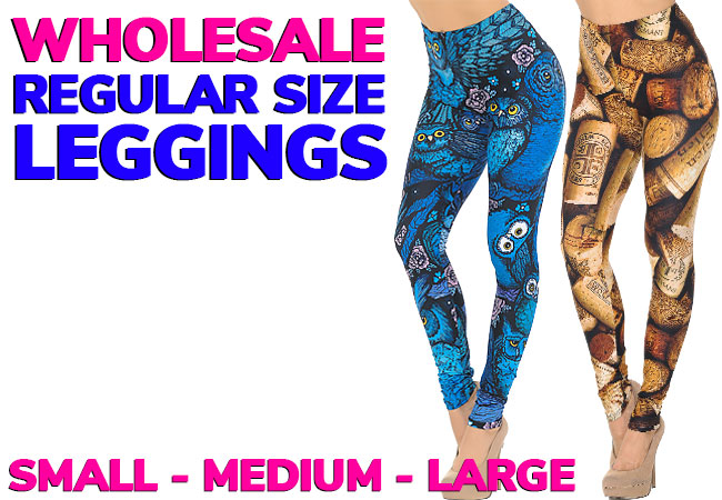 Basic Plus Size Leggings | Leggings Wholesale USA