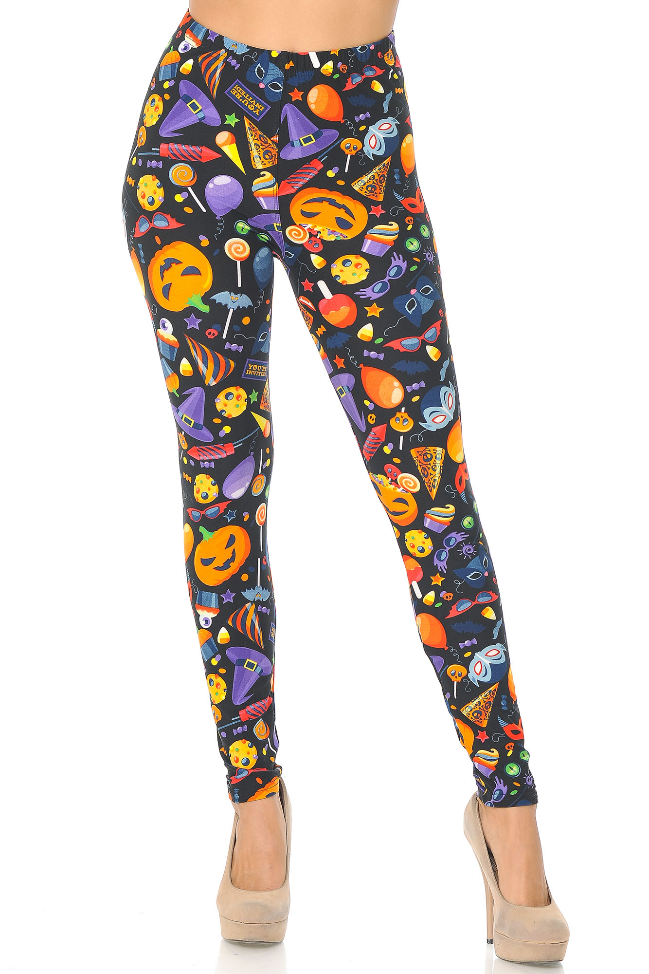 Wholesale Buttery Smooth Halloween Medley Leggings