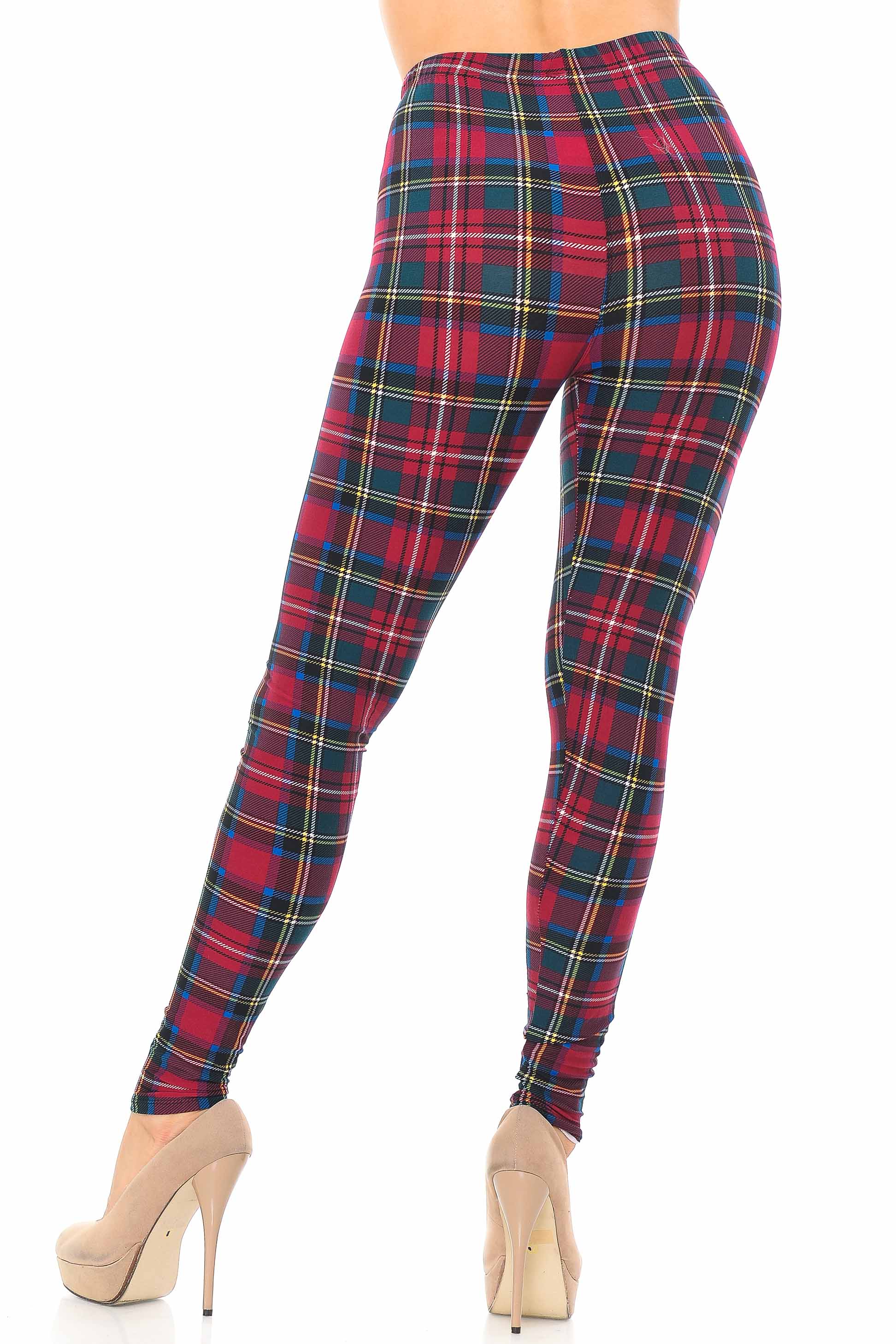 Wholesale Buttery Smooth Modish Plaid Leggings