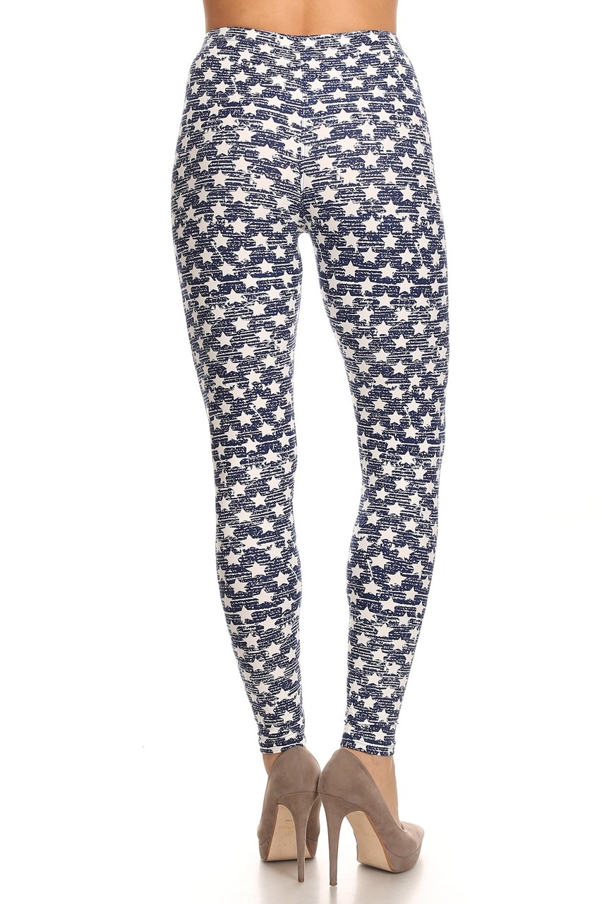 Wholesale Buttery Smooth Rustic Star Leggings