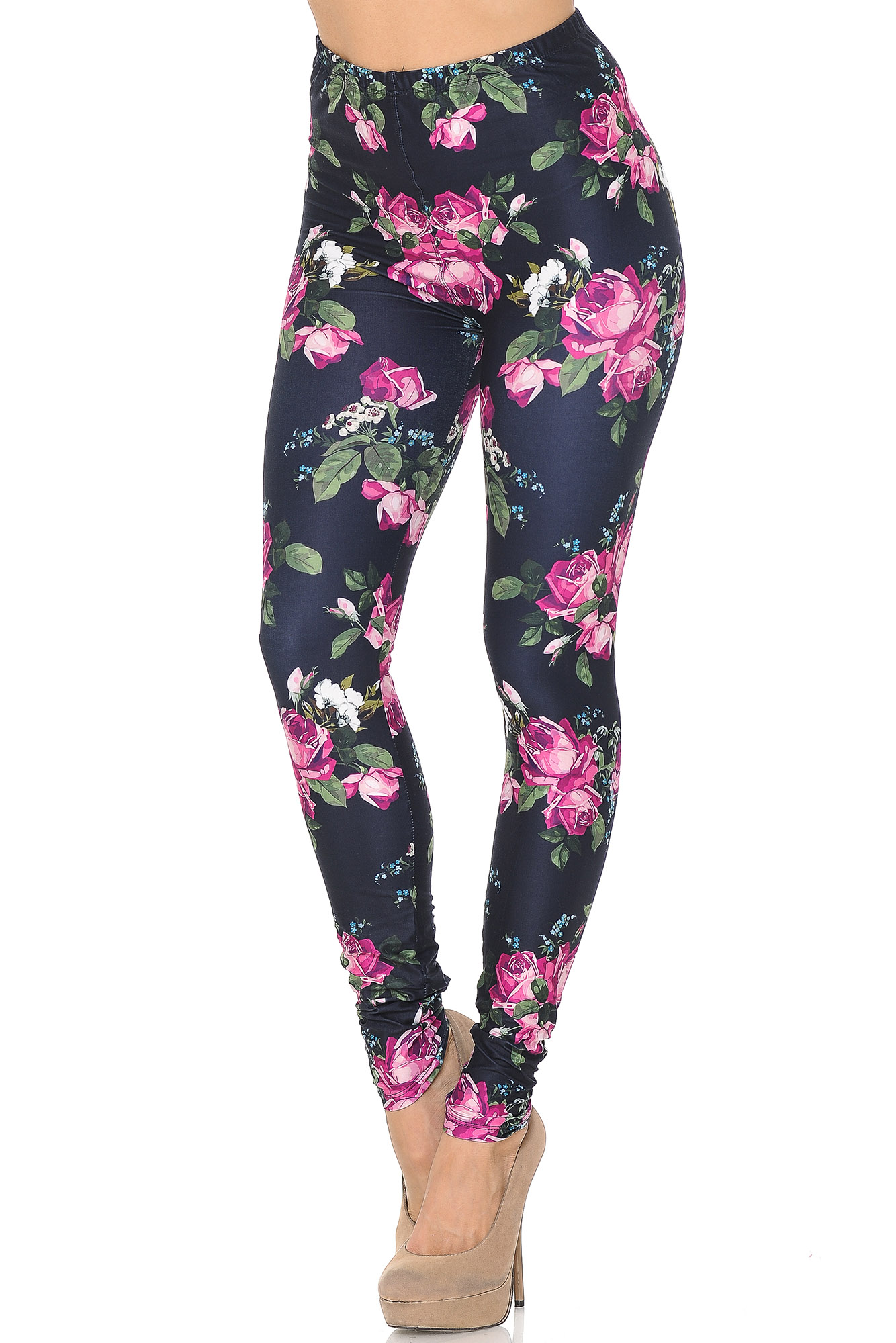 Wholesale Creamy Soft Fuchsia Rose Extra Small Leggings - USA Fashion™