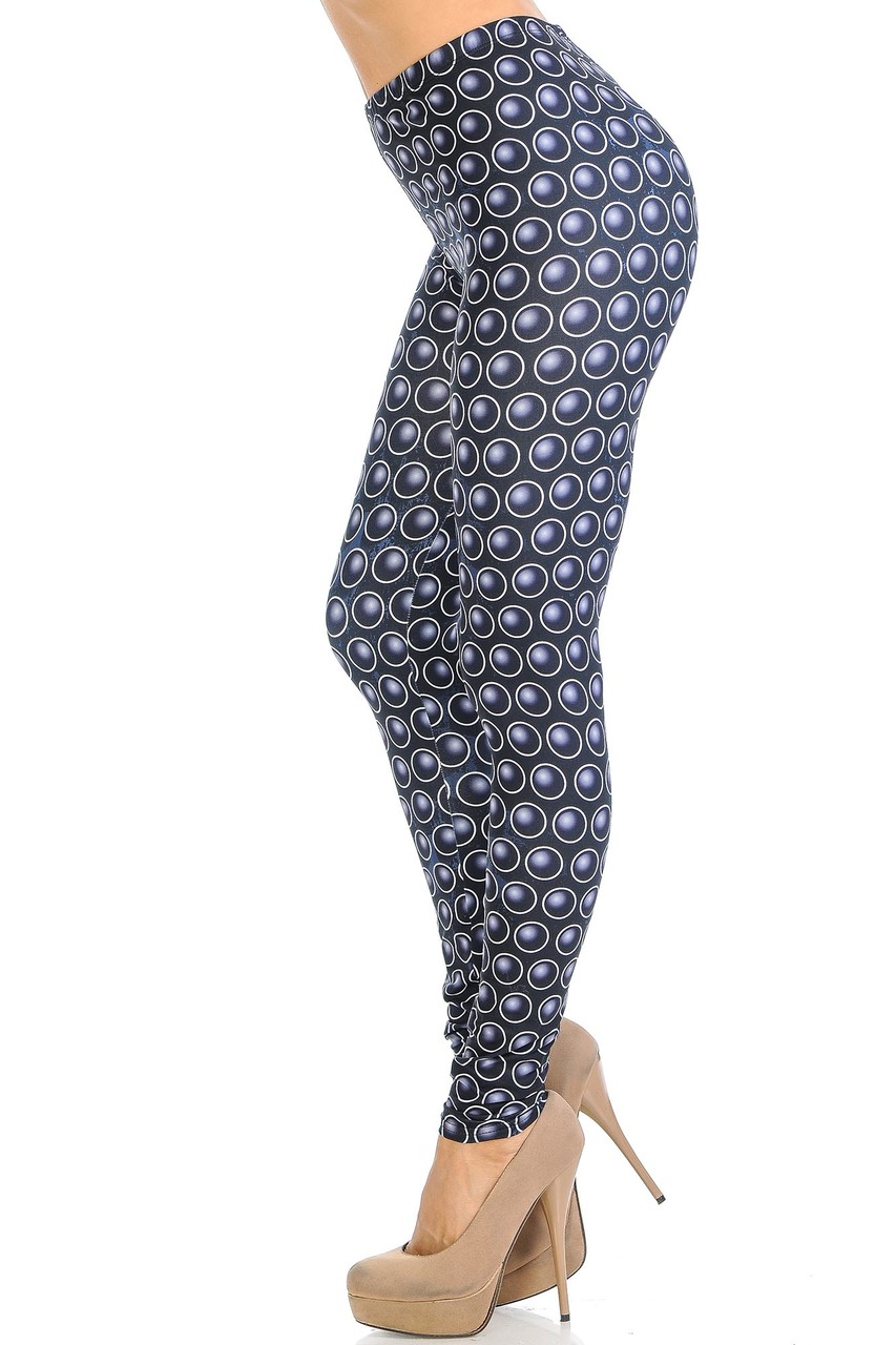 Wholesale Creamy Soft 3D Polka Dots Leggings