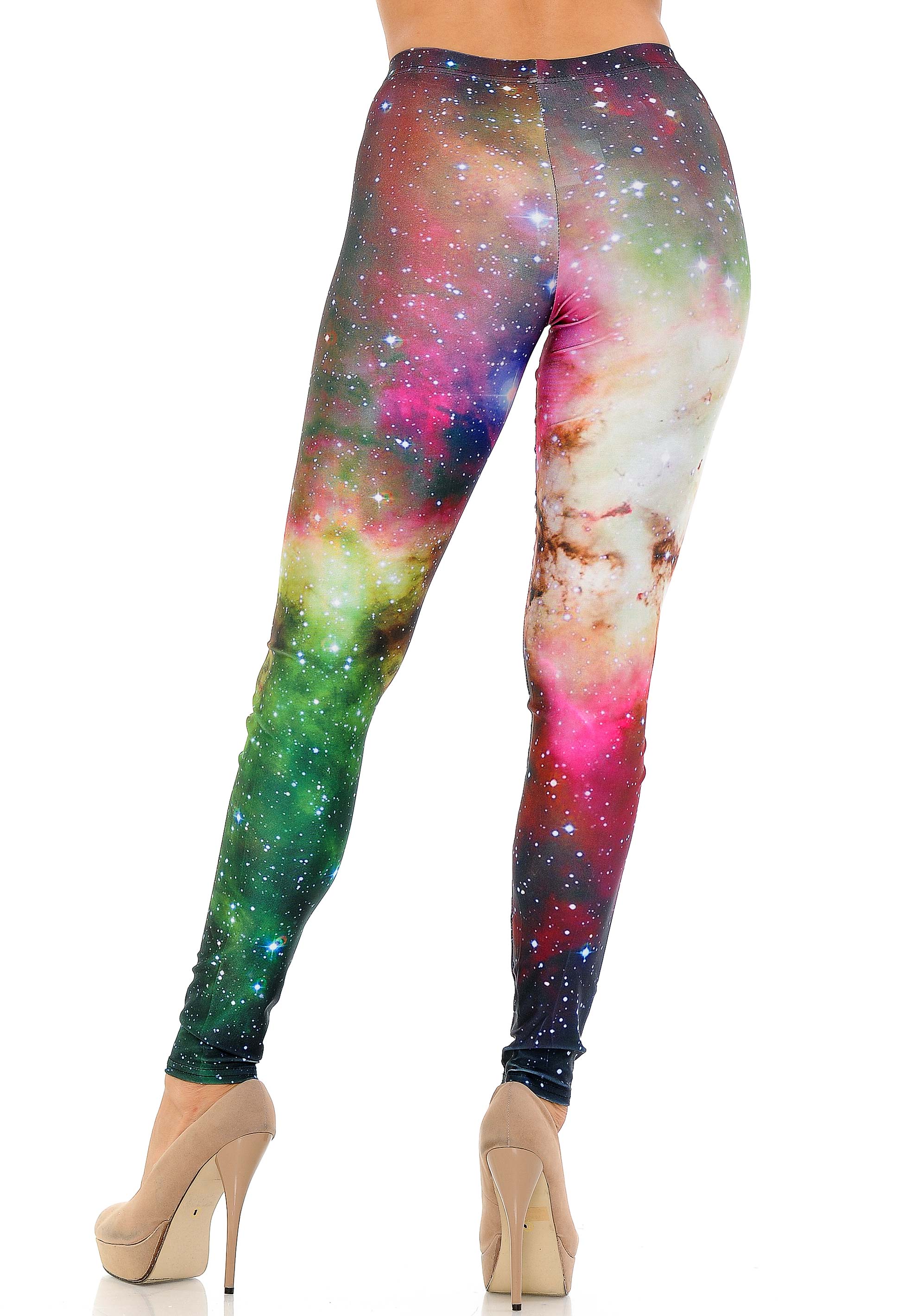 Wholesale Graphic Print Lucid Nebula Galaxy Leggings