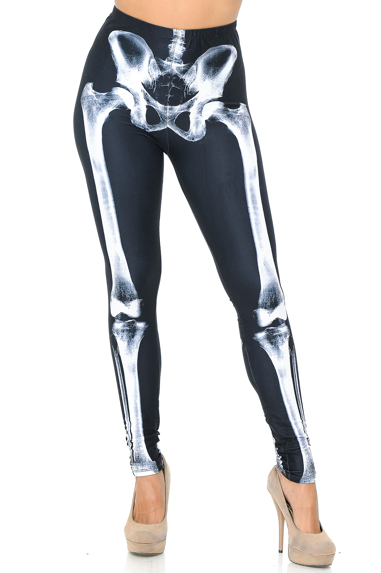 Wholesale Creamy Soft X-Ray Skeleton Bones Leggings - USA Fashion™