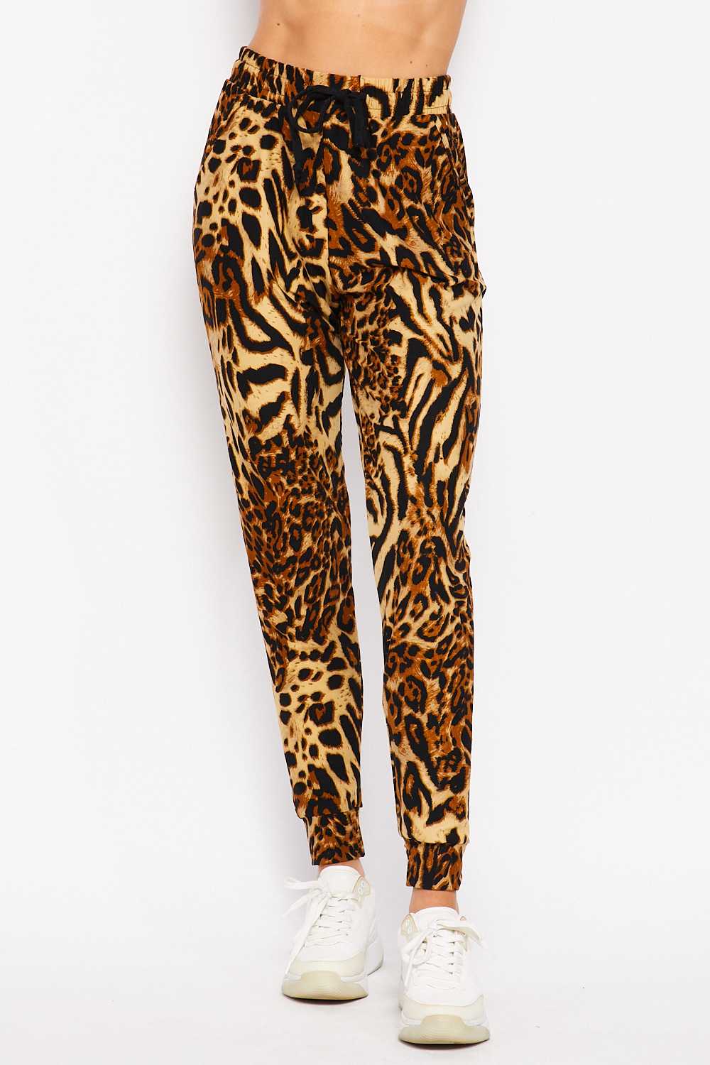 Wholesale Buttery Smooth Predator Leopard Joggers