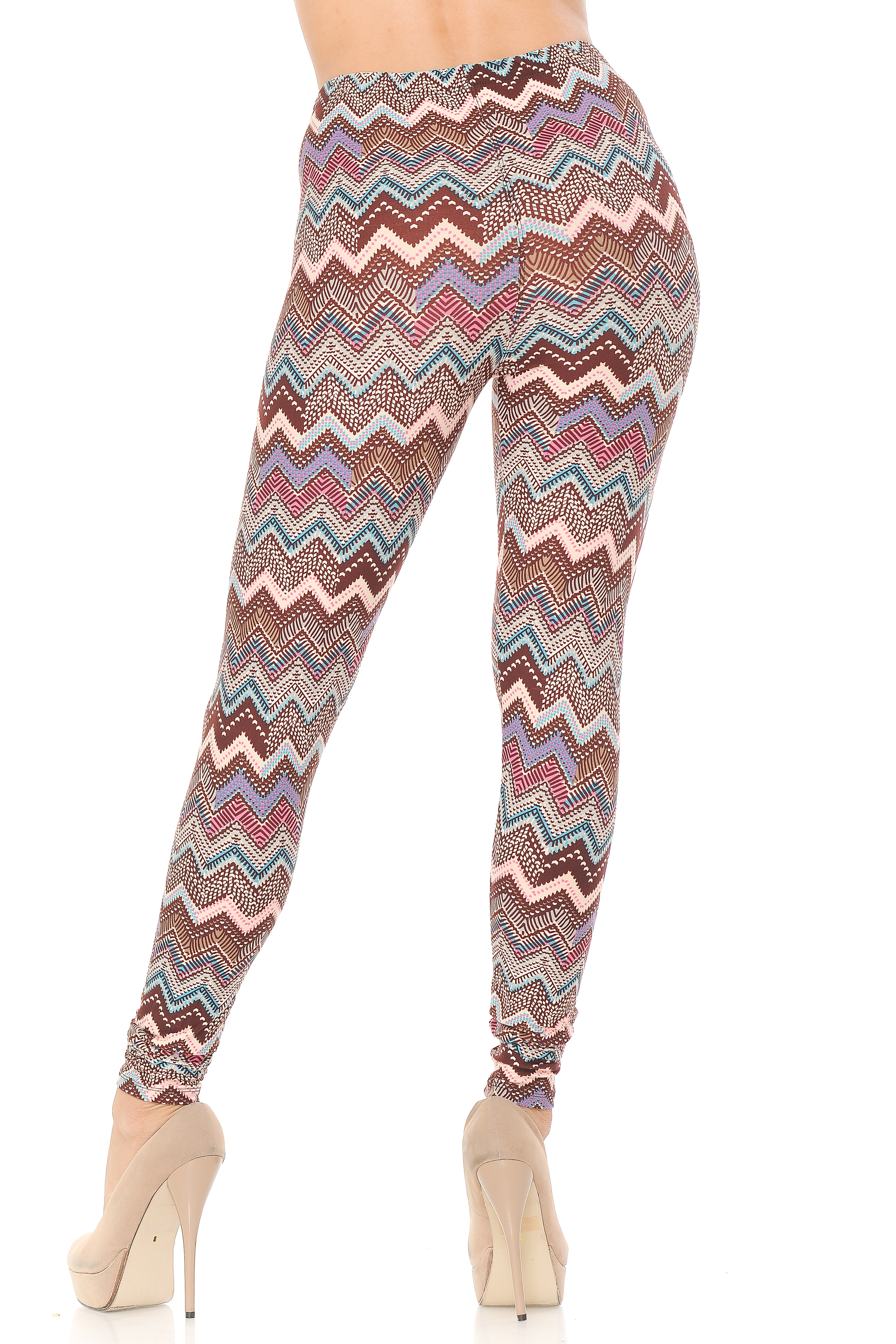 Wholesale Buttery Smooth Earthen Chevron Leggings