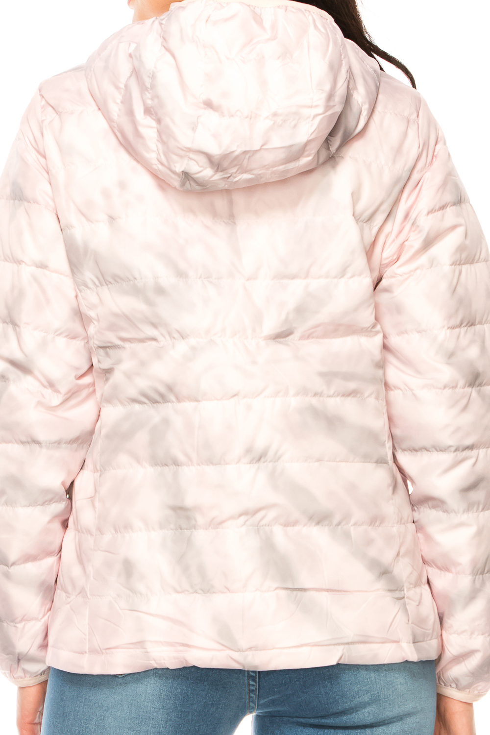 Wholesale Women's Pink Dark Swirl Winter Puffer Down Jacket