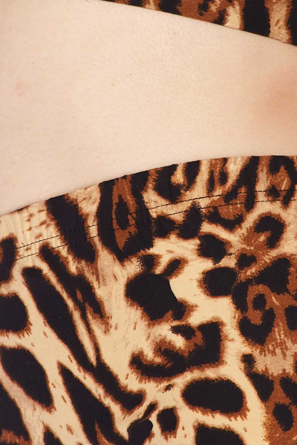 Wholesale Buttery Smooth Predator Leopard Leggings and Bra Set