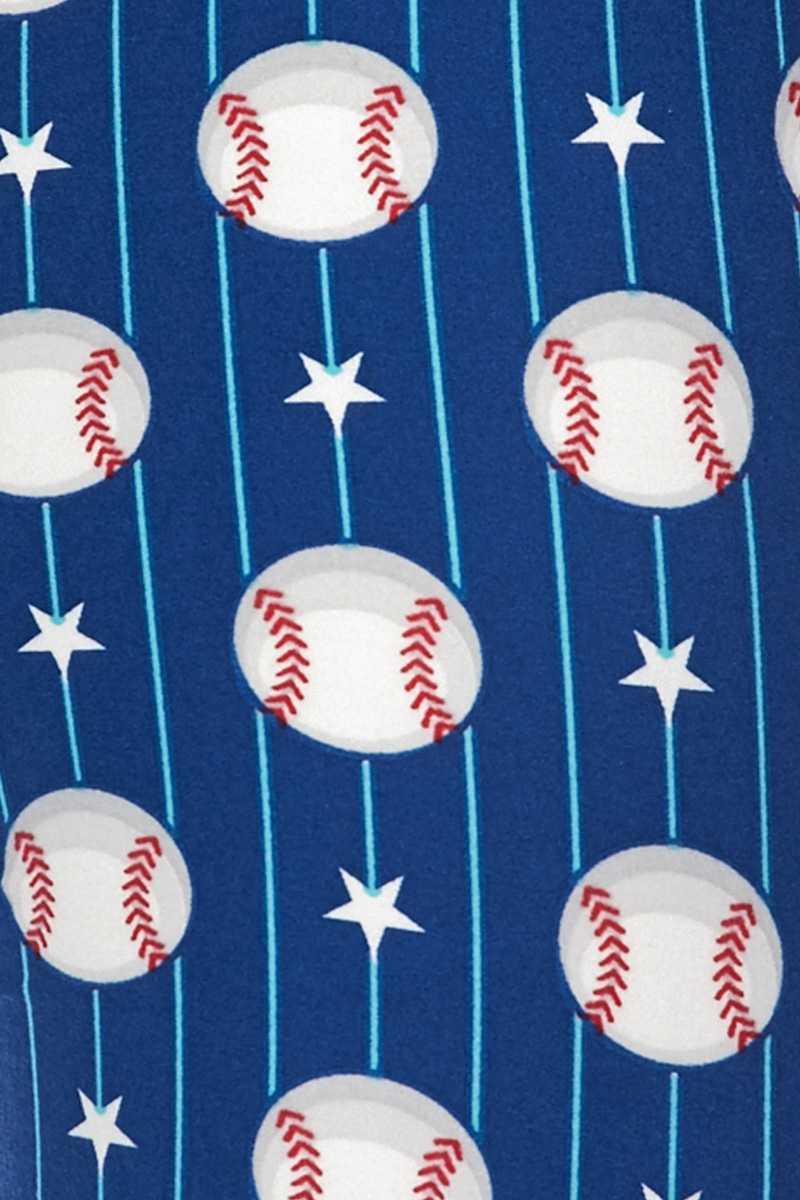 Wholesale Buttery Smooth Love of Baseball Plus Size Leggings