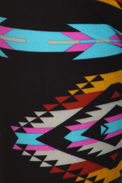 Close-up fabric image of Wholesale Buttery Smooth Sacred Tribal Leggings