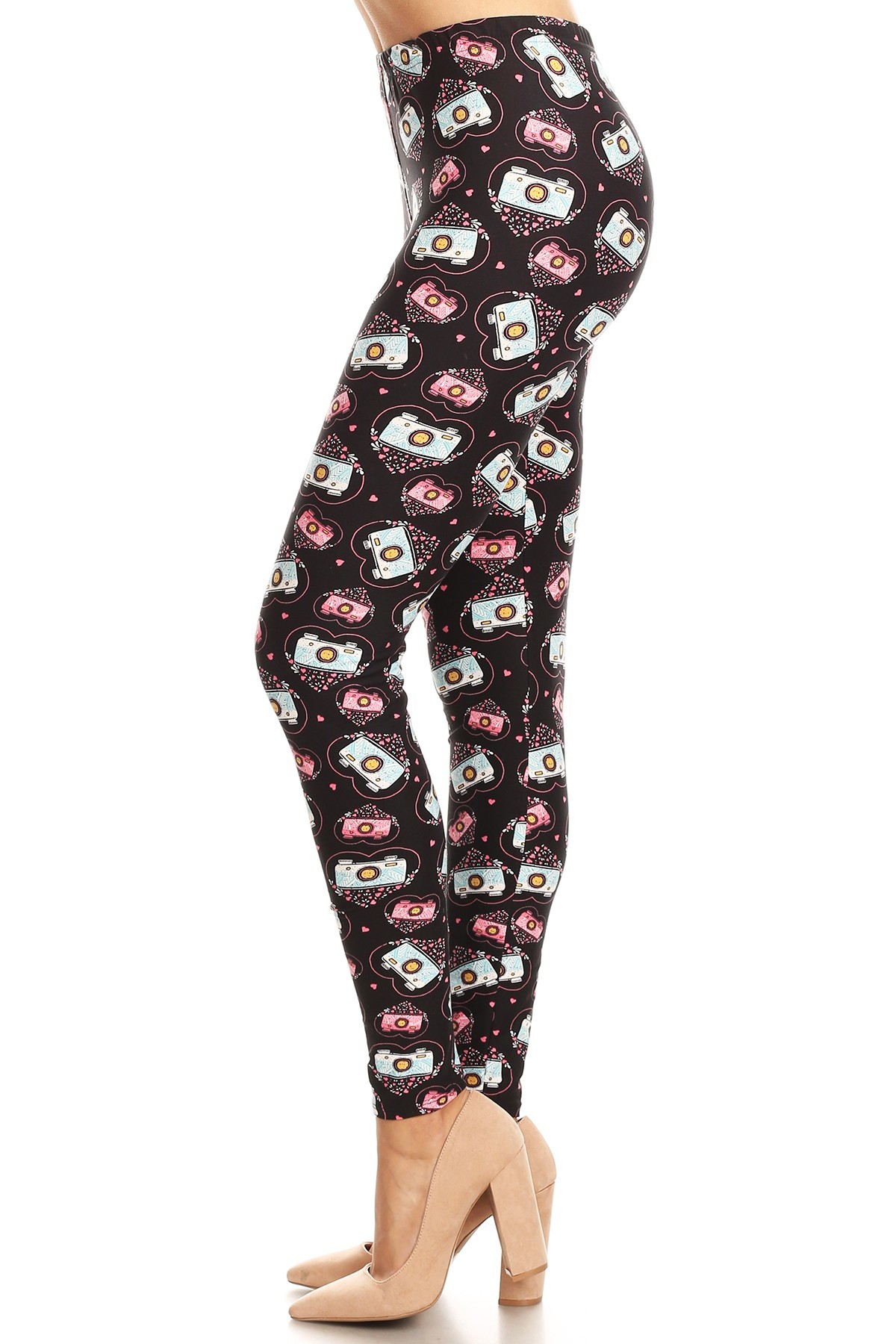 Wholesale Buttery Smooth Cute Lil' Cameras Leggings