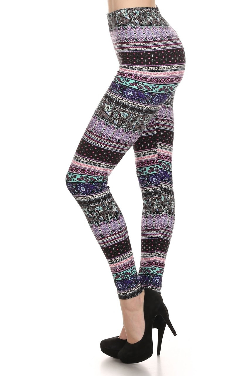 Wholesale Buttery Smooth Lavender Essence Leggings