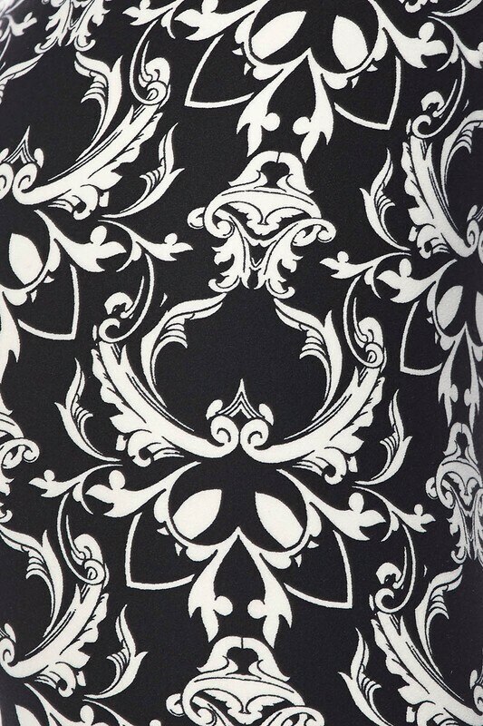 Wholesale Buttery Smooth Baroque Wreath Leggings