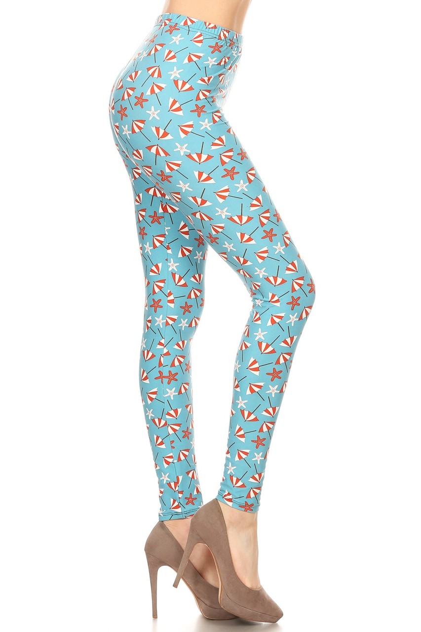 Wholesale Buttery Soft Umbrellas and Starfish Leggings