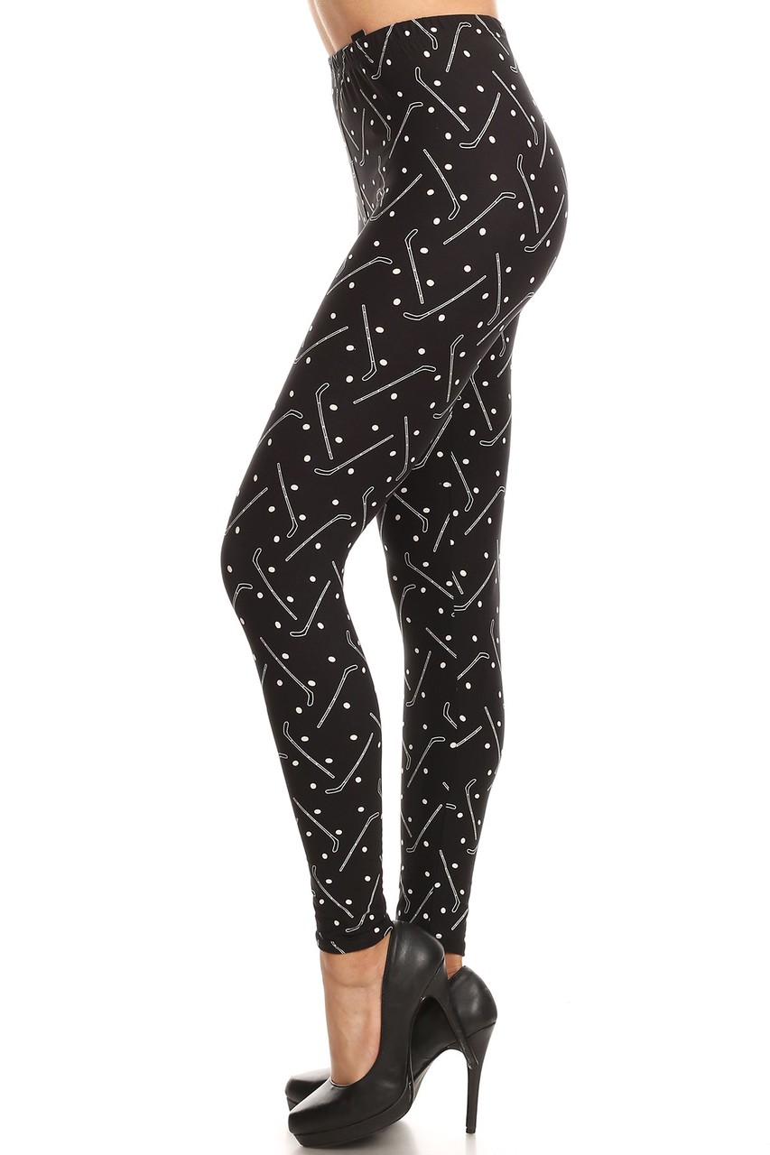 Wholesale Buttery Smooth Hockey Plus Size Leggings - 3X-5X