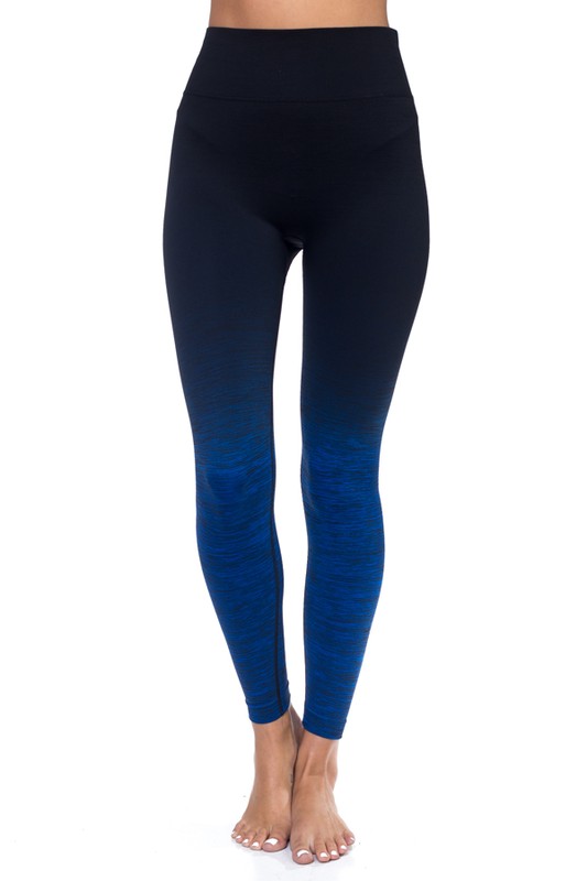 Wholesale Body Flatter Color Blend Workout Leggings