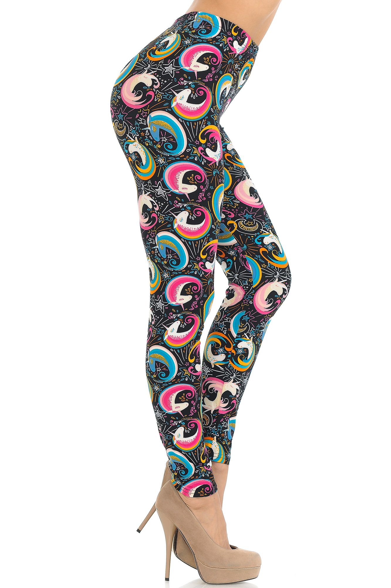 Wholesale Buttery Smooth Groovy Hip Unicorn Leggings