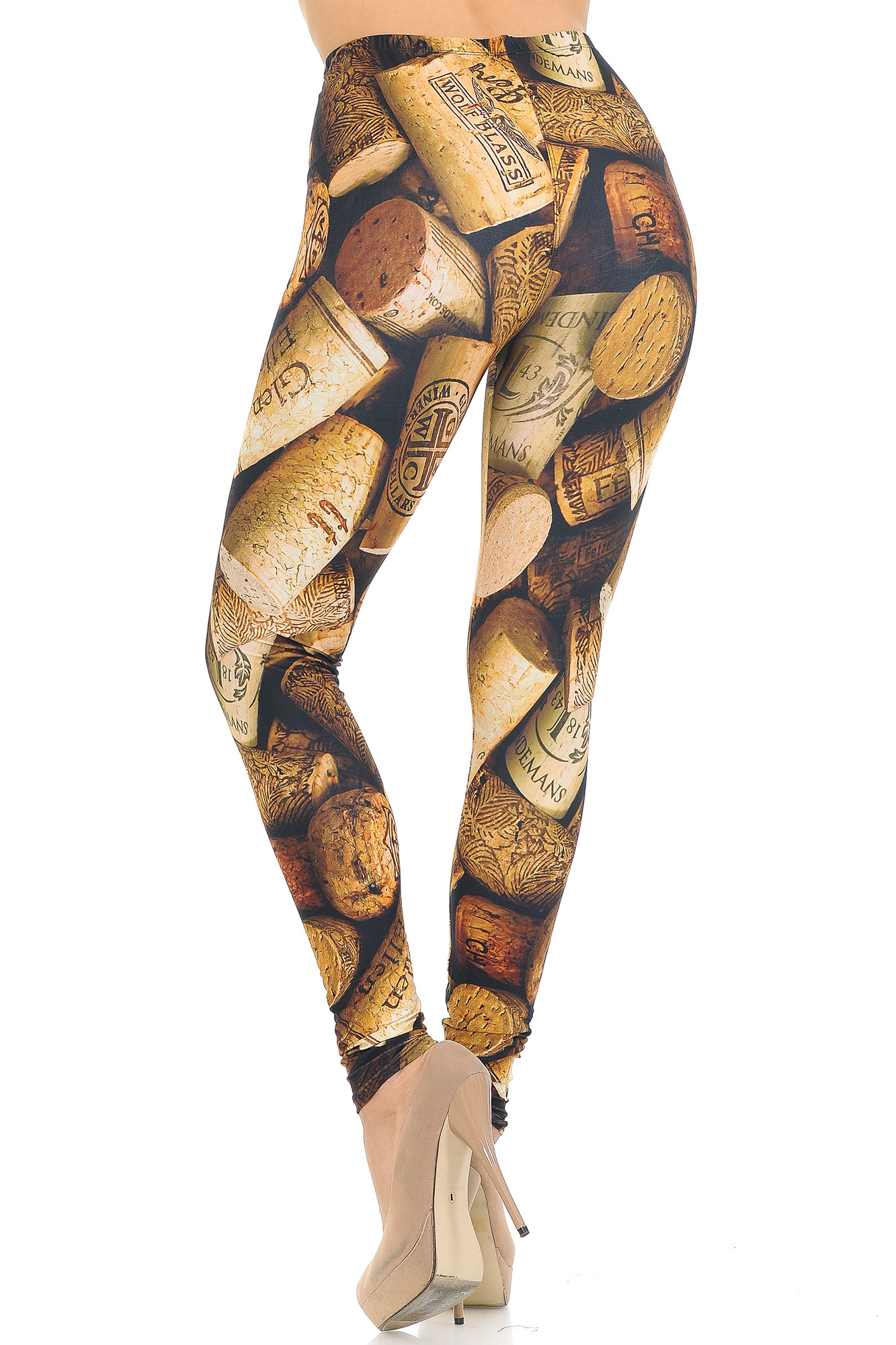 Wholesale Creamy Soft Wine Cork Leggings - USA Fashion™