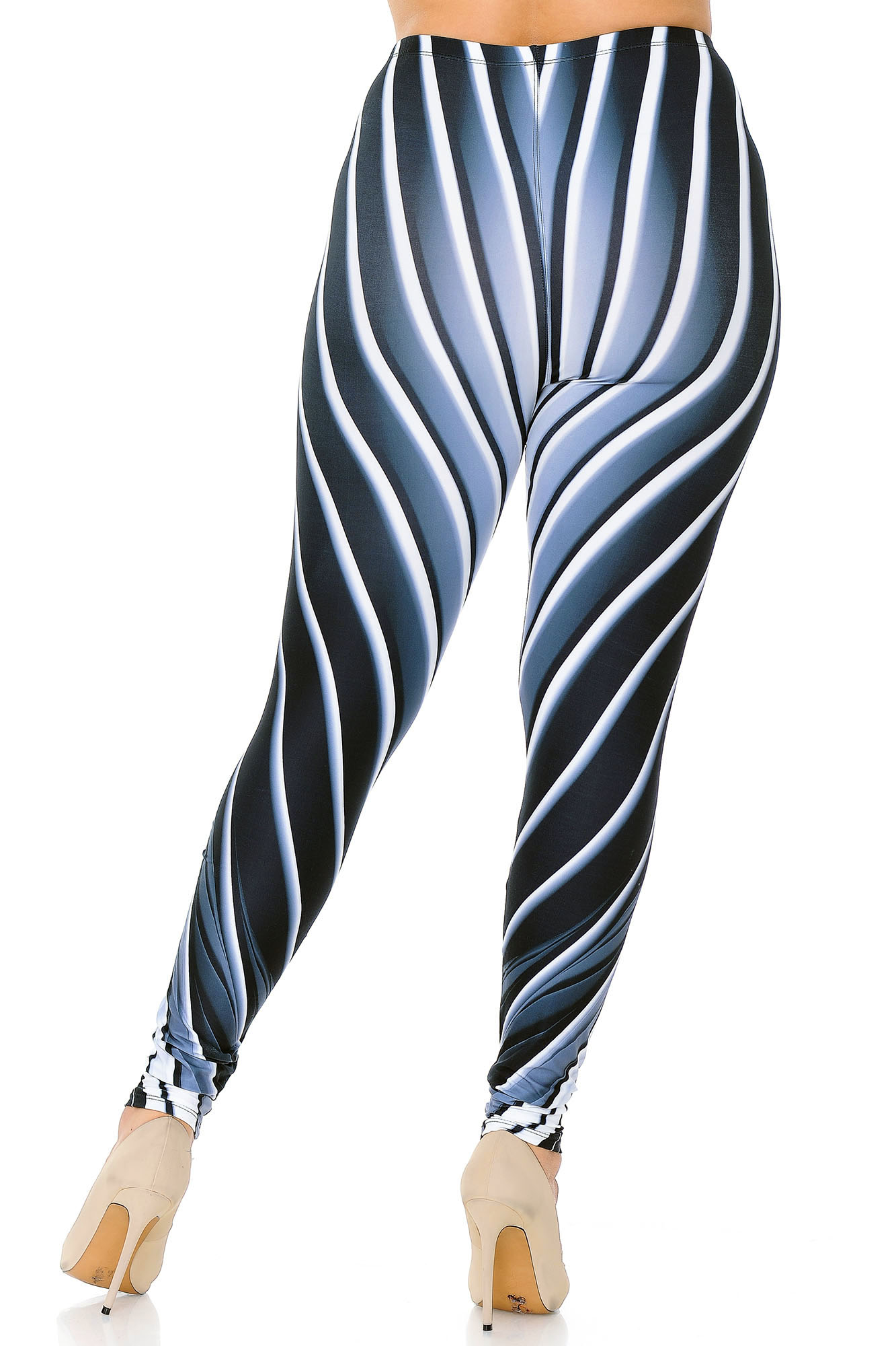 Wholesale Creamy Soft Contour Body Lines Extra Plus Size Leggings - 3X-5X - USA Fashion™