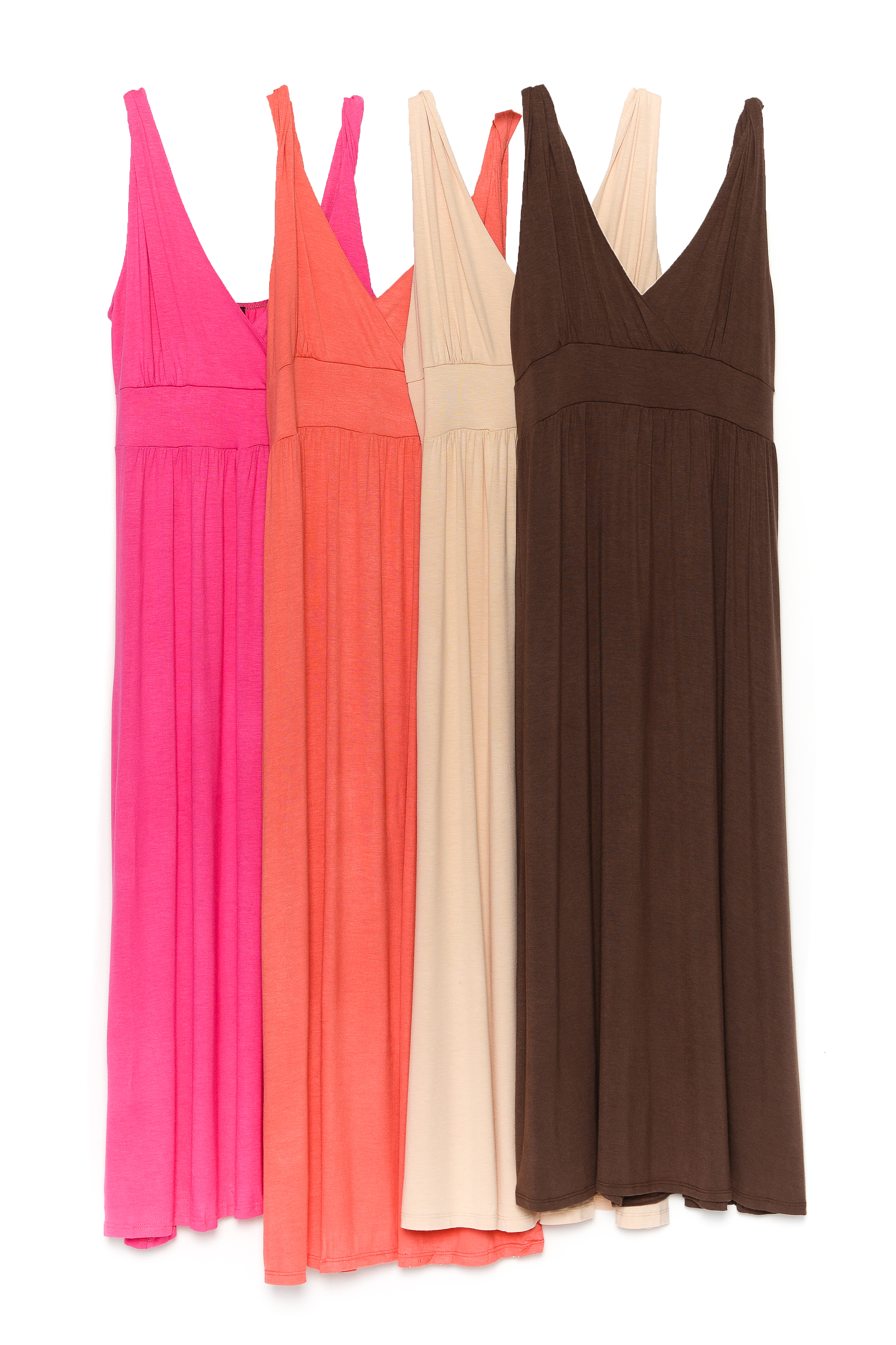 Wholesale Surplice Neckline Twisted Strap Plus Size Maxi Dress