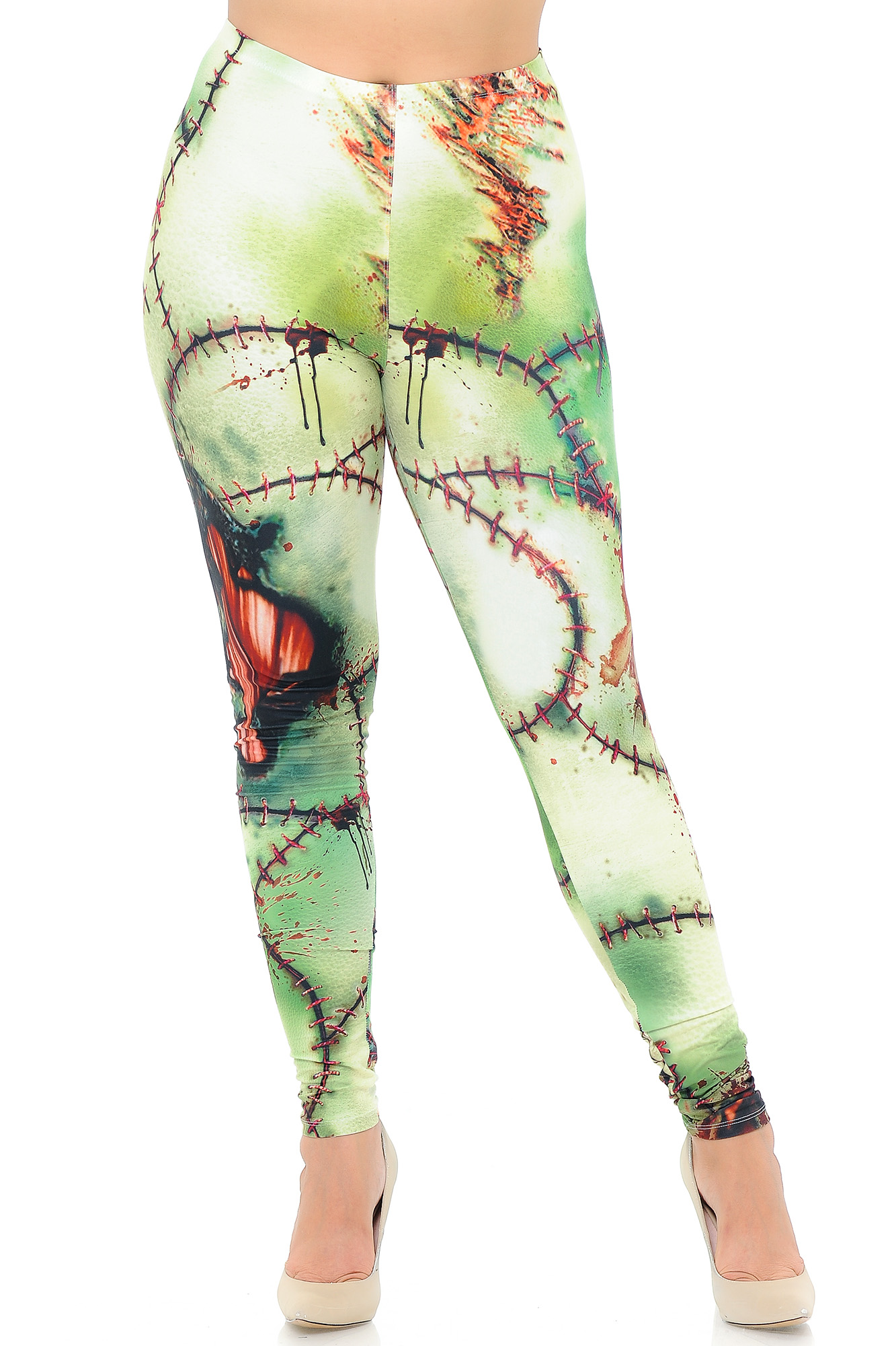 Wholesale Creamy Soft Zombie Plus Size Leggings - USA Fashion™