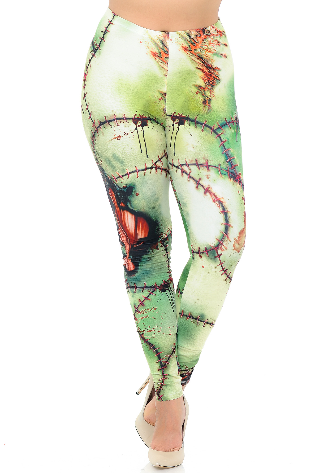 Wholesale Creamy Soft Zombie Extra Plus Size Leggings - 3X-5X - USA Fashion™