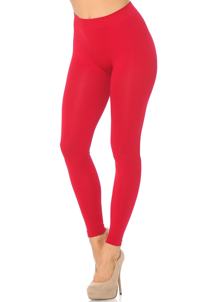 New Yelete Lady's Solid Color Nylon Seamless Leggings (Black) : :  Clothing, Shoes & Accessories