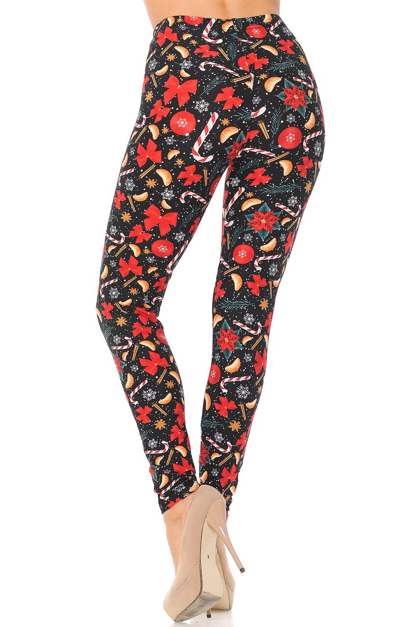 Wholesale Buttery Smooth Memories of Christmas Plus Size Leggings