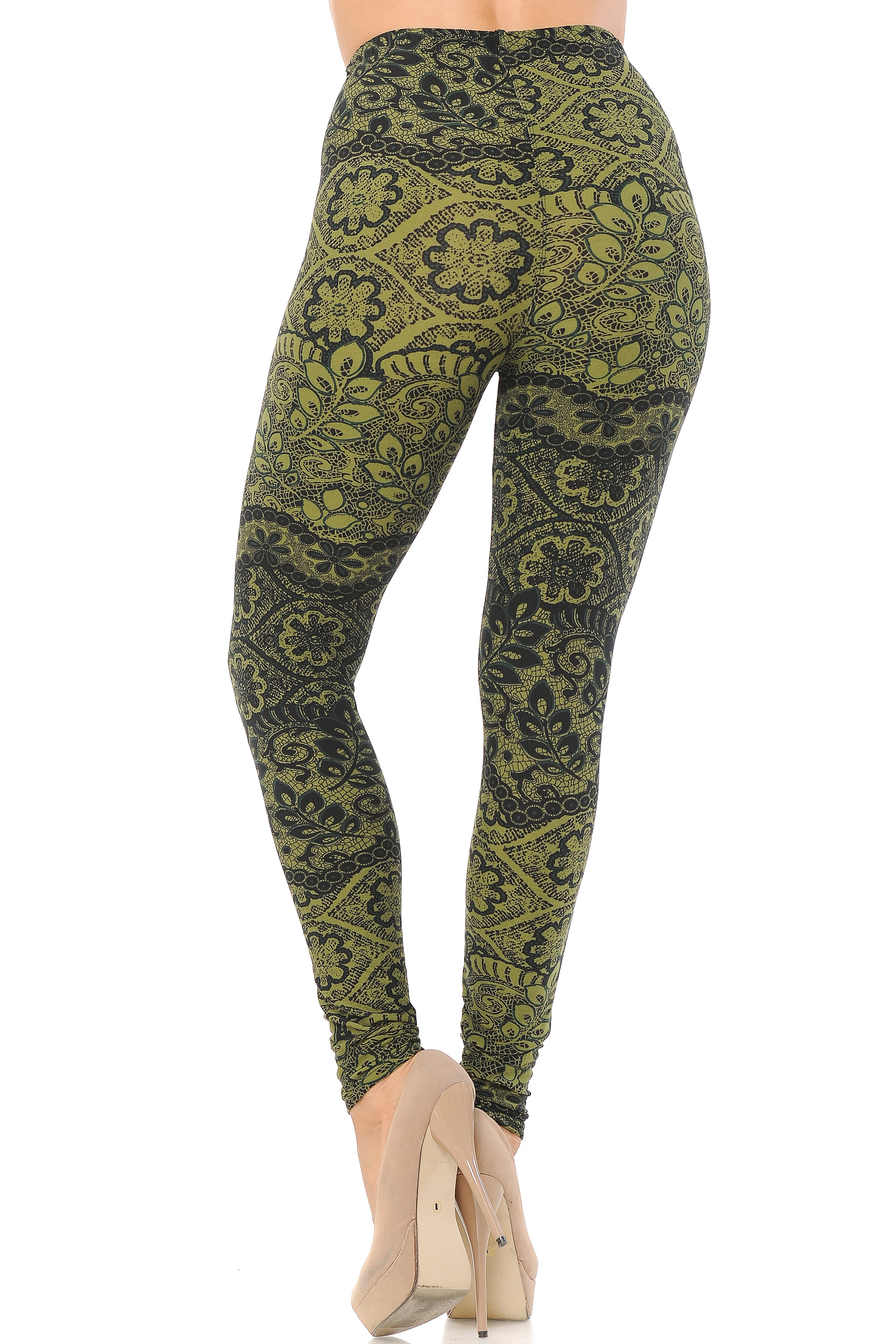 Wholesale Buttery Smooth Olive Leaf Leggings