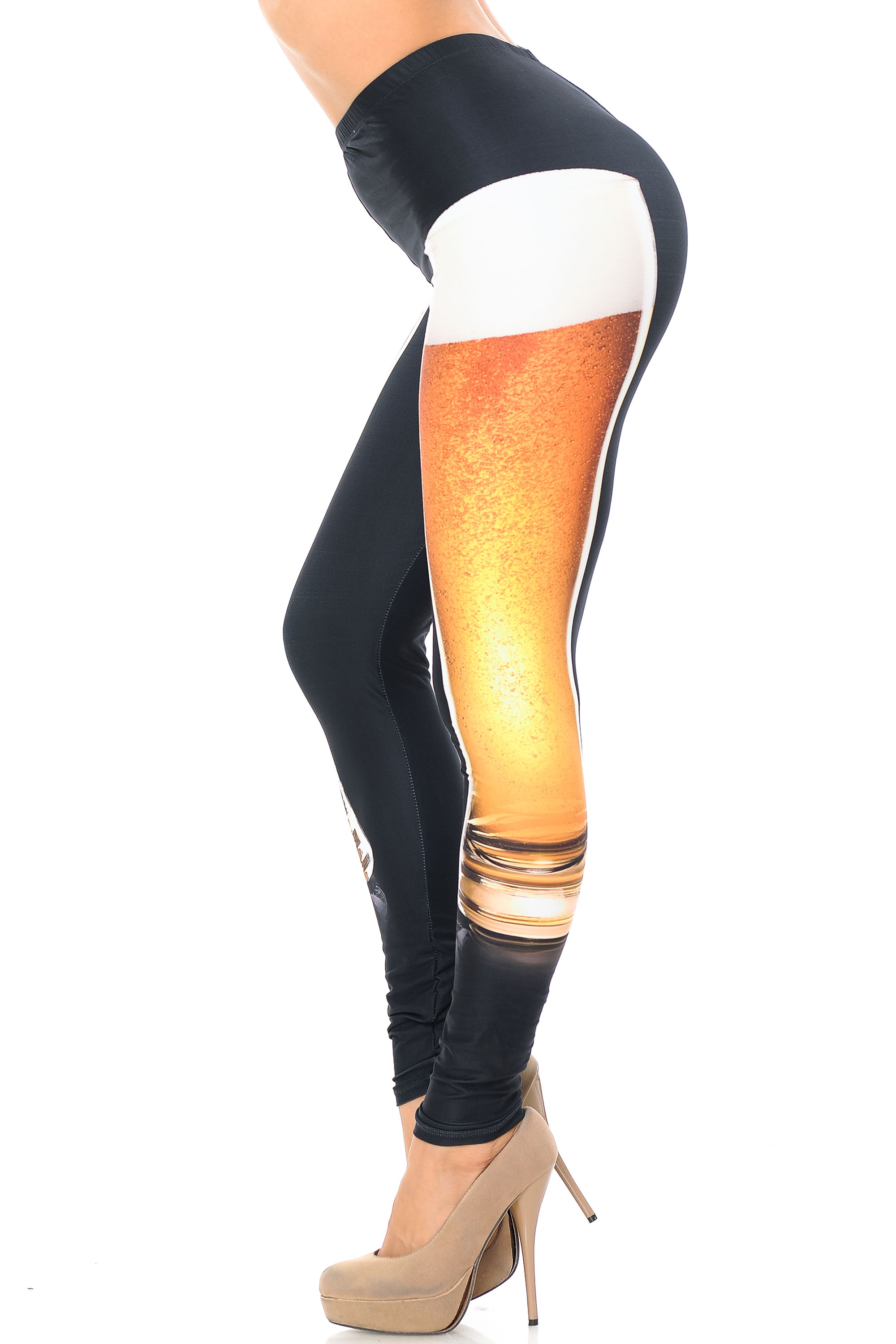 Wholesale Creamy Soft Draft Beer Leggings - USA Fashion™