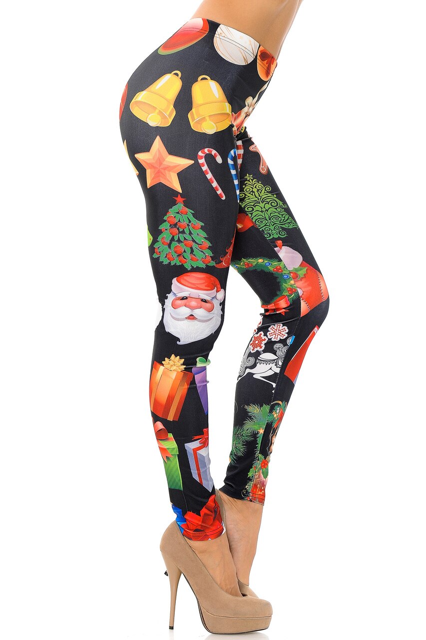 Wholesale Everything Christmas Plus Size Leggings