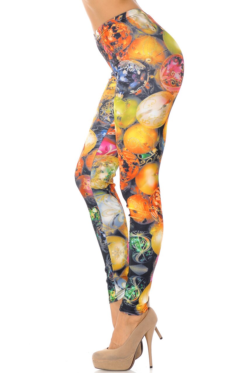 Wholesale Gorgeous Christmas Ornament Plus Size Leggings