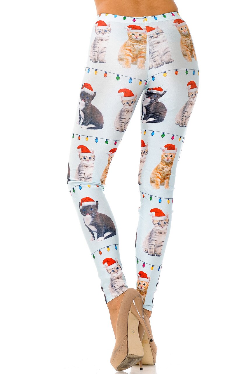 Wholesale Cats in Hats Christmas Plus Size Leggings