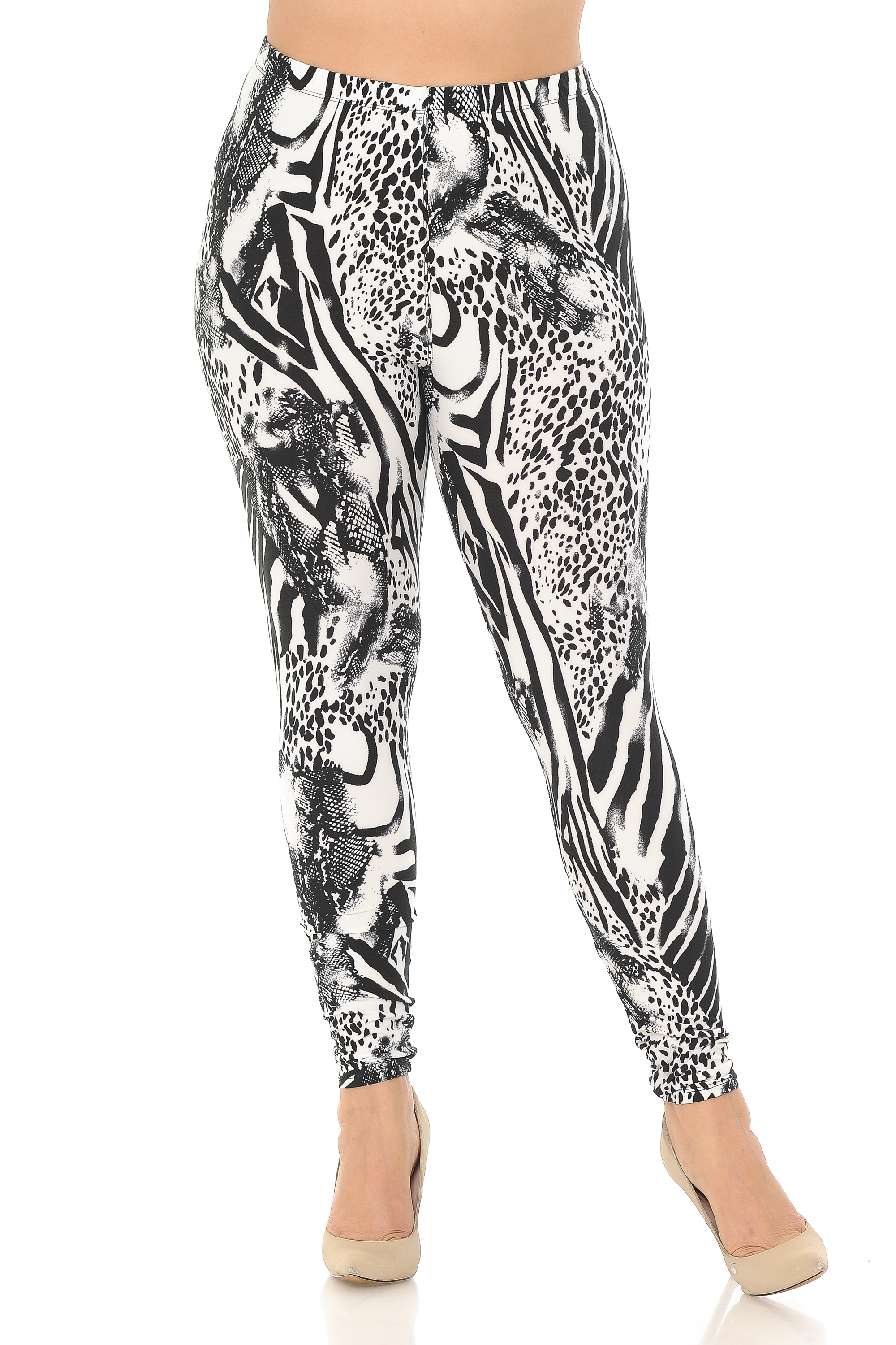 Wholesale Buttery Smooth Wild Safari Plus Size Leggings