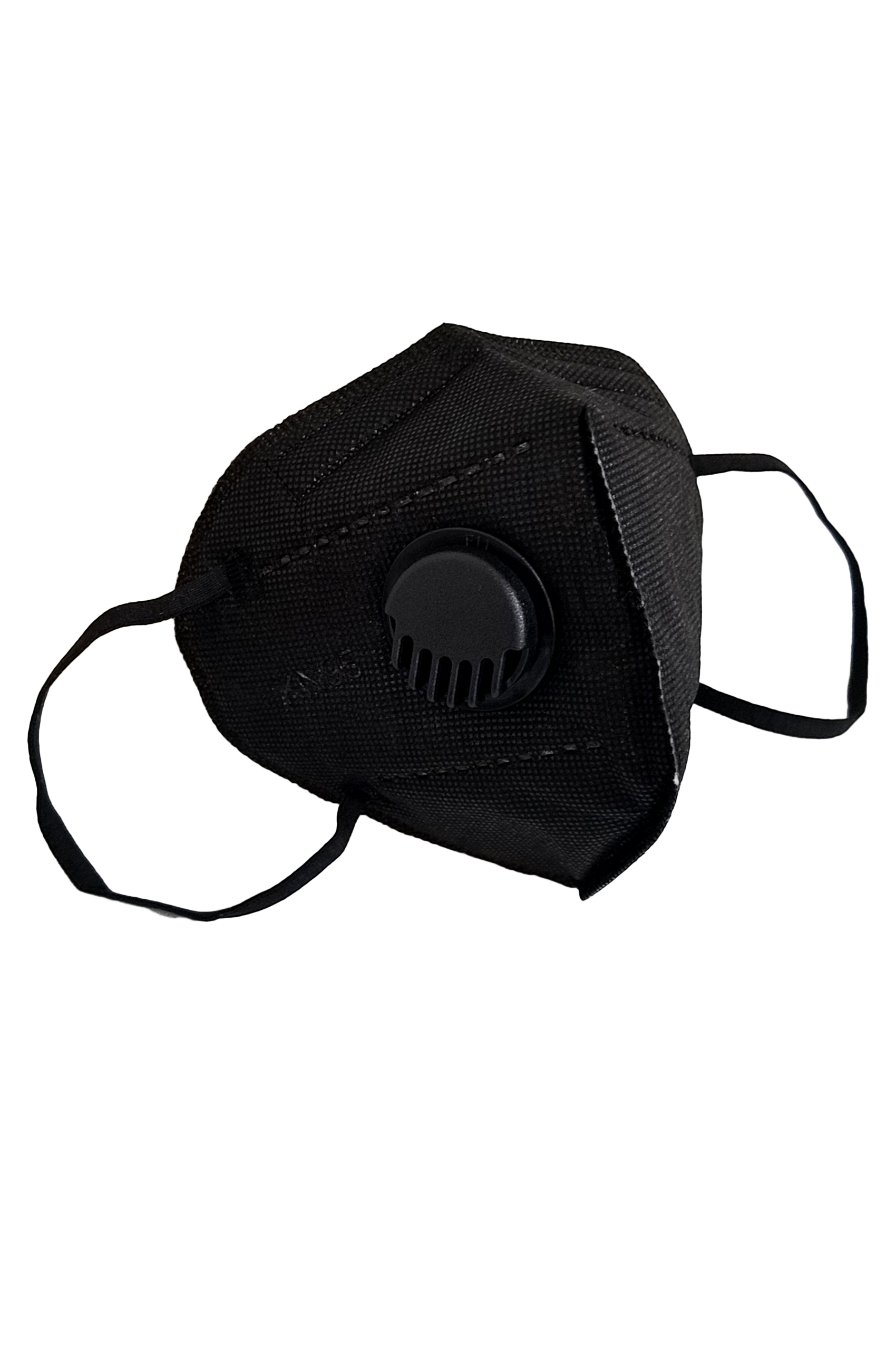 Wholesale Black KN95 Face Mask with Air Valve