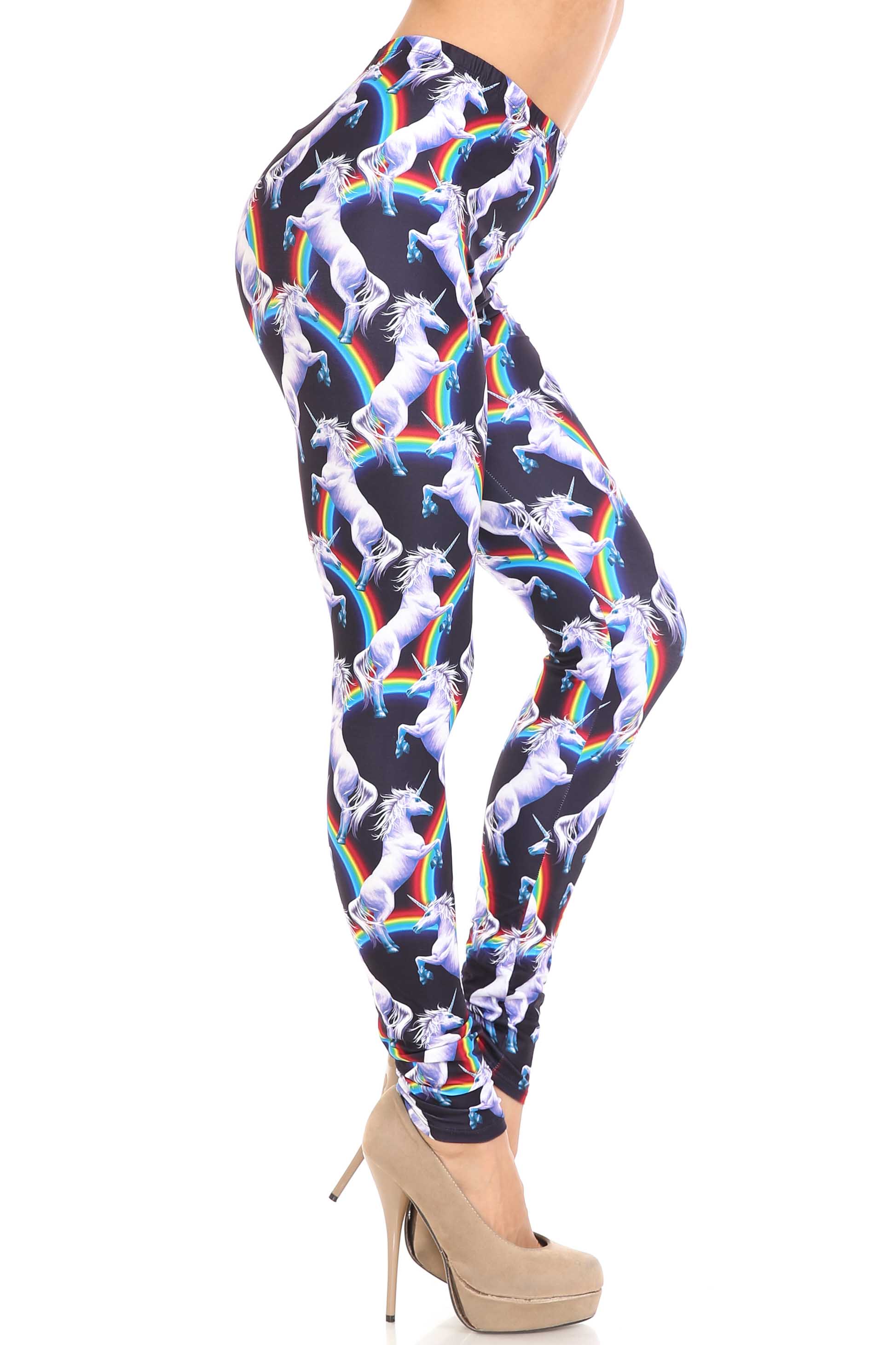 Wholesale Creamy Soft Rainbow Unicorn Leggings - By USA Fashion™