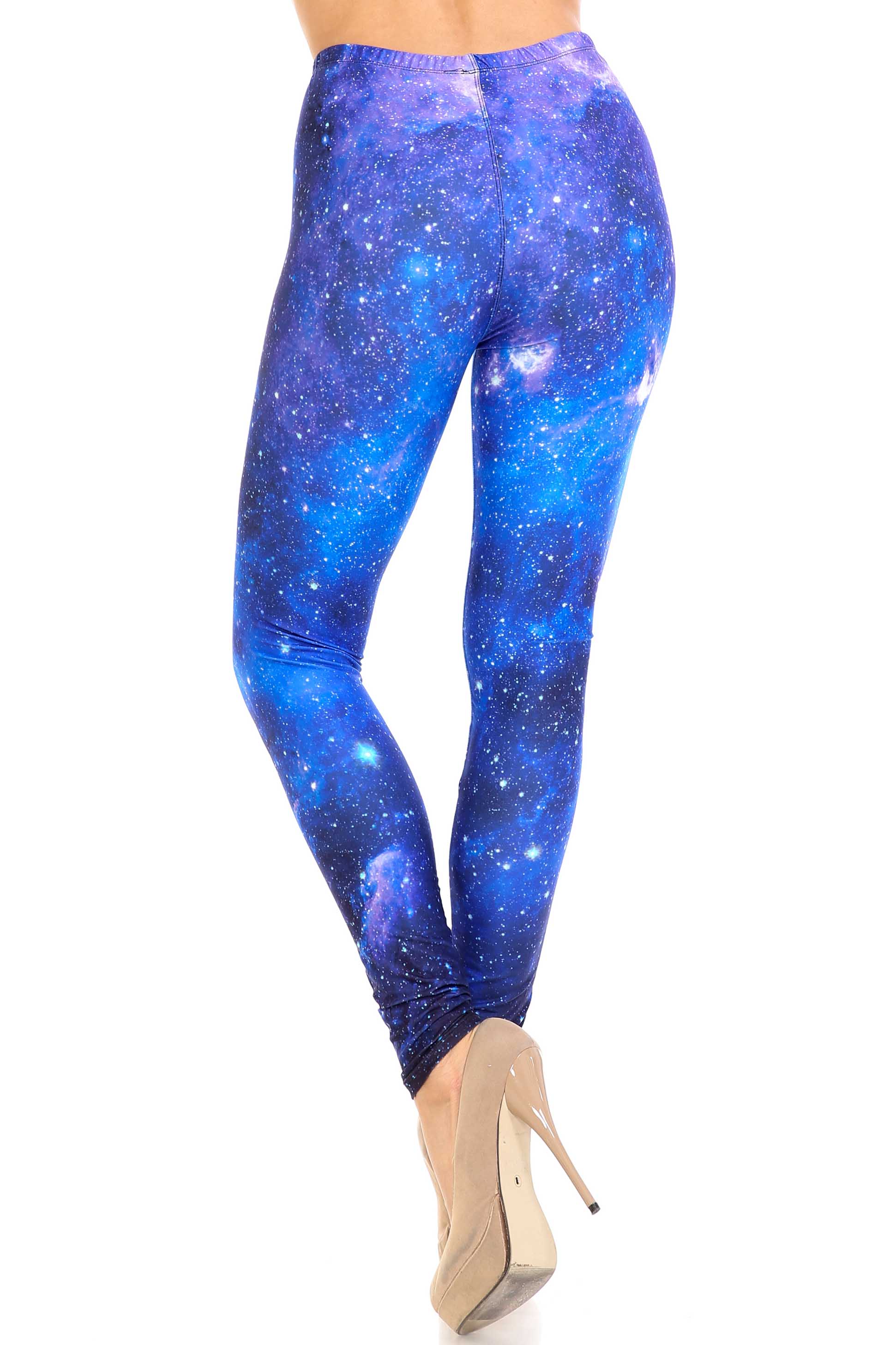 Wholesale Creamy Soft Deep Blue Galaxy Leggings - USA Fashion™