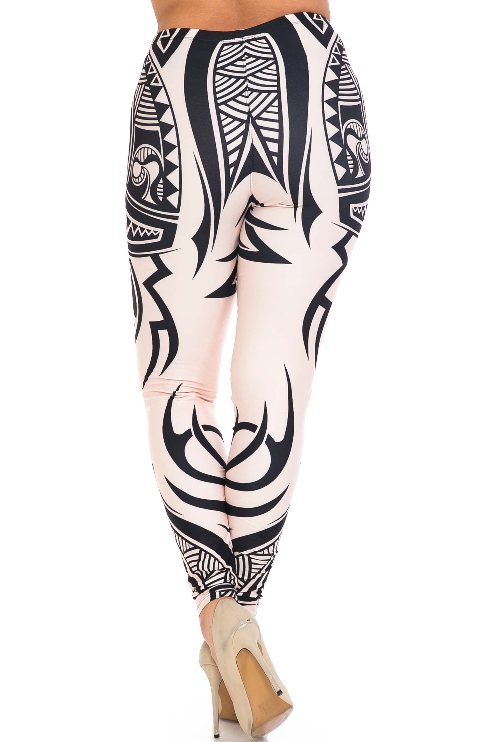 Wholesale Creamy Soft Celestial Tribal Plus Size Leggings - USA Fashion™