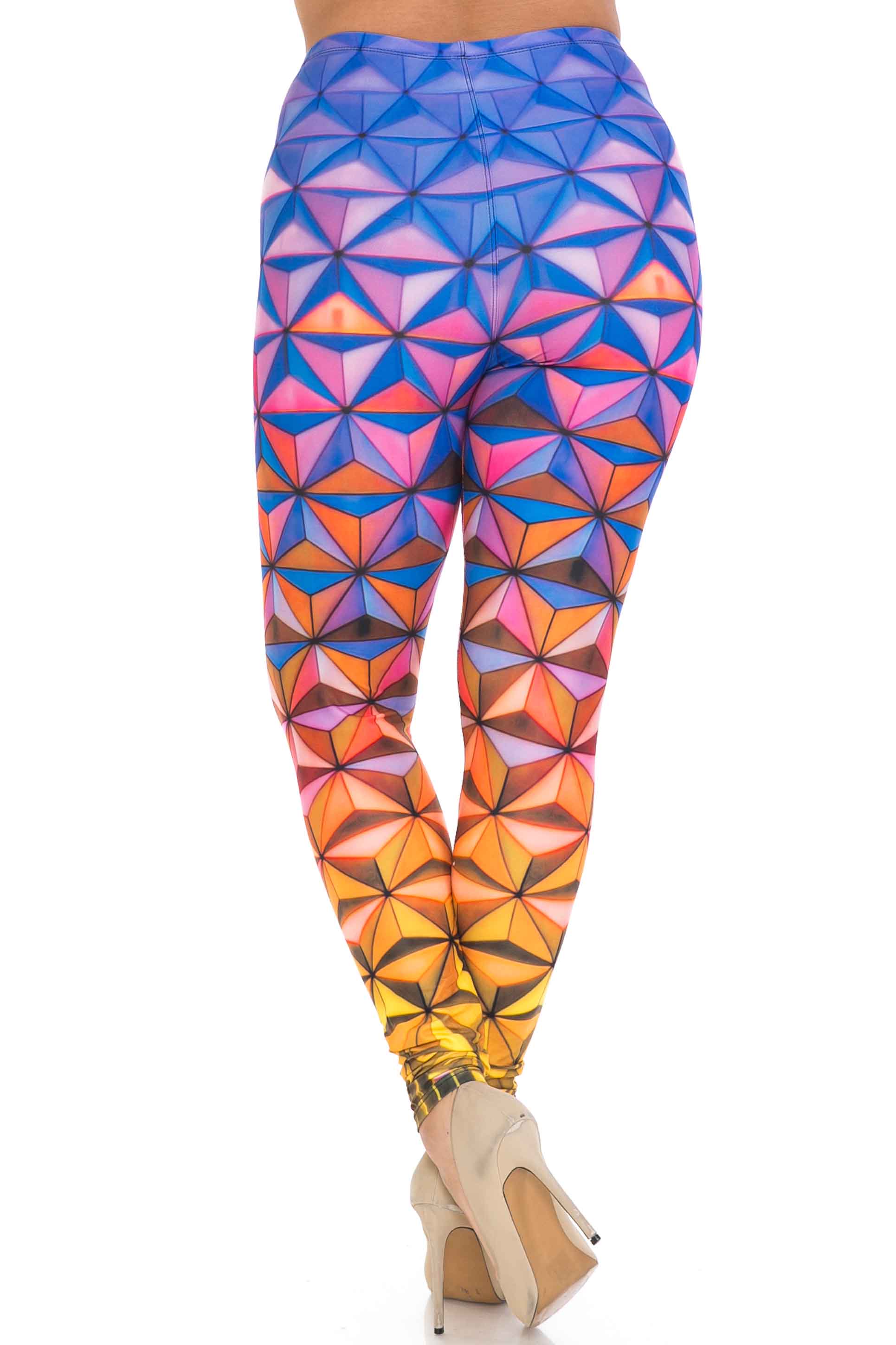 Wholesale Creamy Soft Ombre Epcot Plus Size Leggings - USA Fashion™