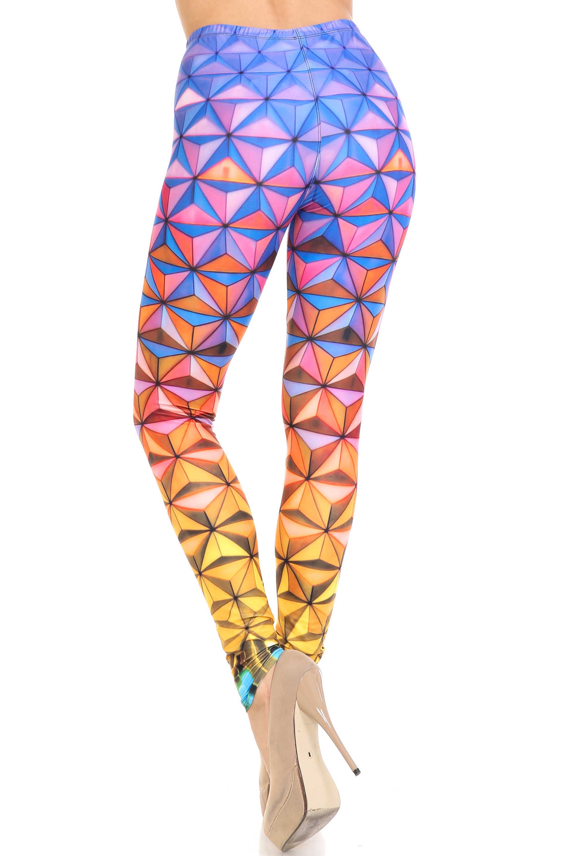 Wholesale Creamy Soft Ombre Epcot Extra Plus Size Leggings - 3X-5X - USA Fashion™