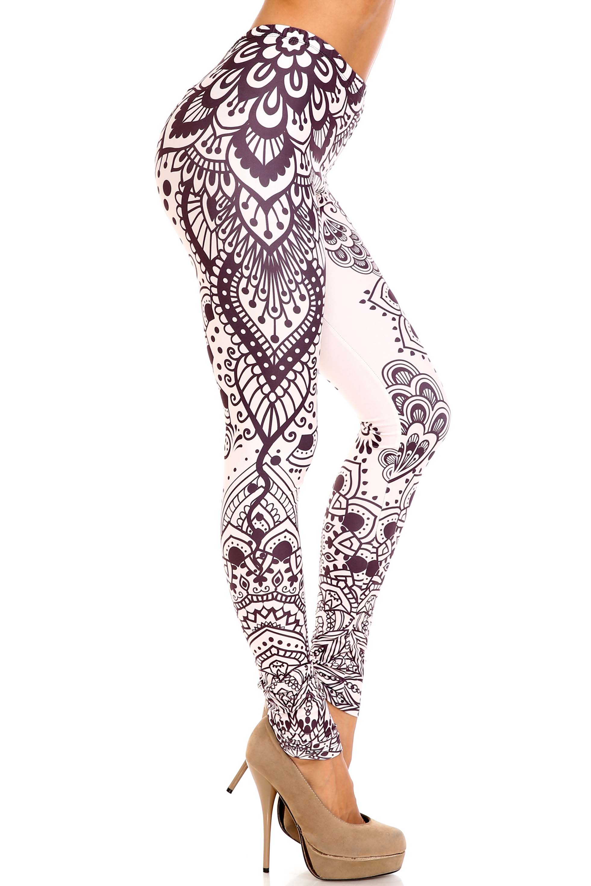 Wholesale Creamy Soft Creamy Tribal Mandala Leggings - USA Fashion™