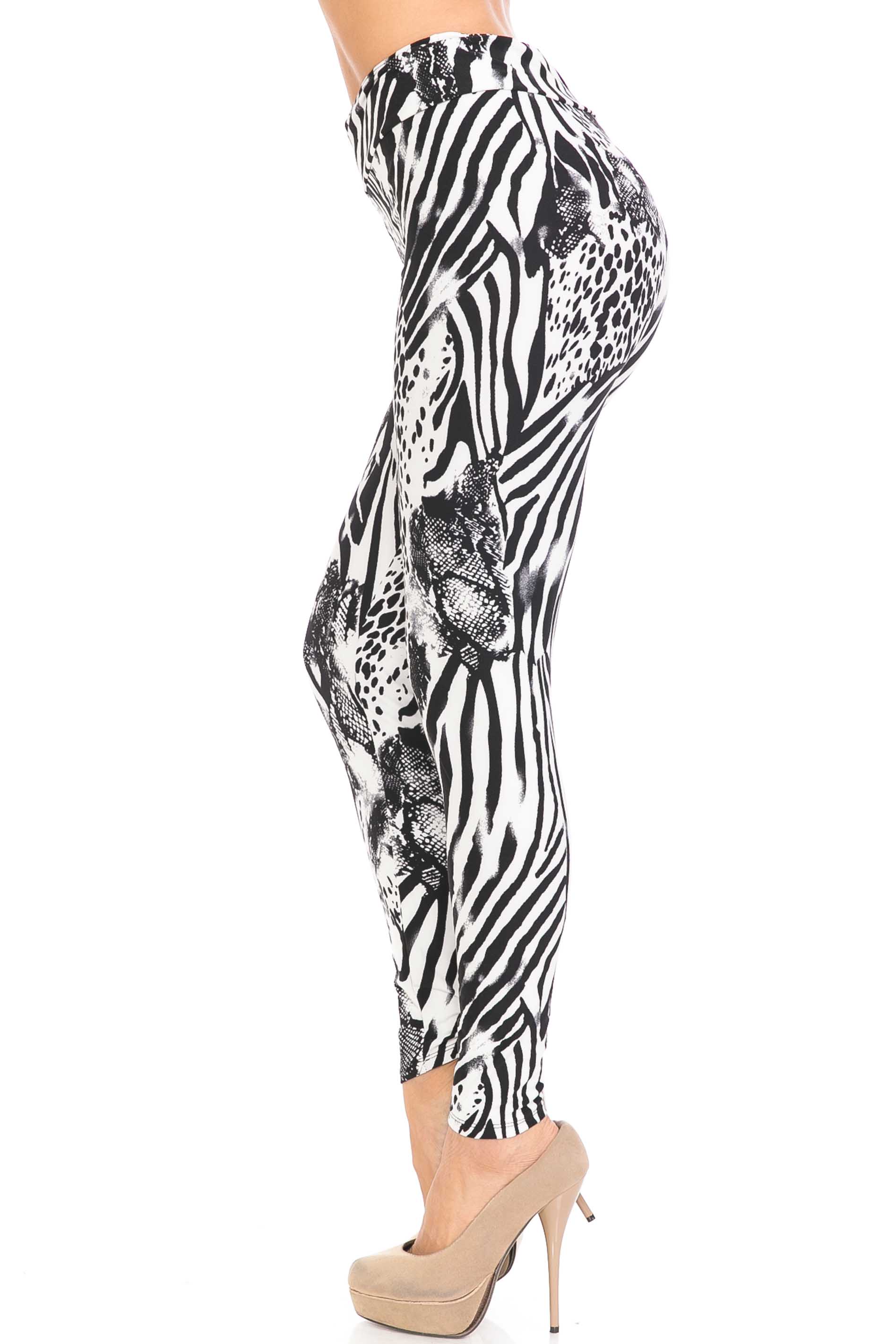 Wholesale Buttery Smooth Wild Safari High Waisted Leggings