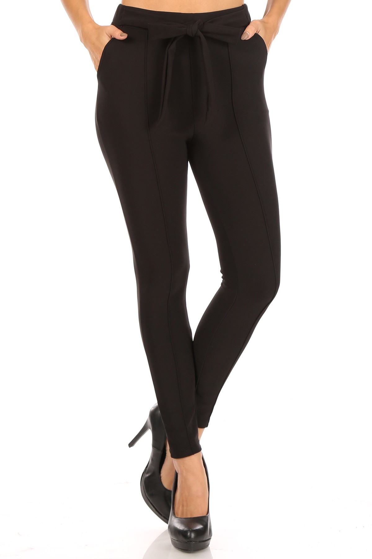 TIE WAIST LEGGINGS | Kaiia