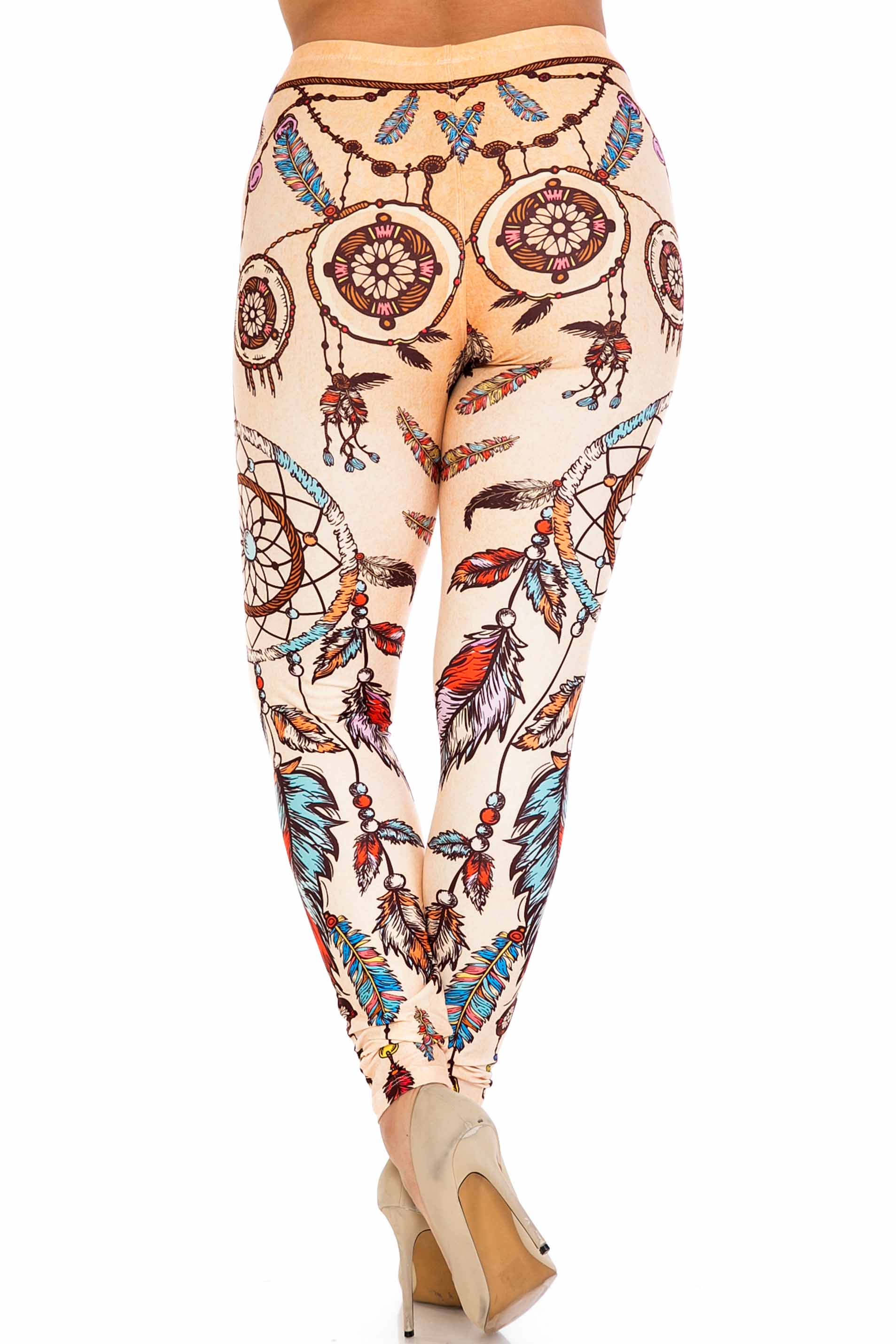 Wholesale Creamy Soft Dreamcatcher Extra Plus Size Leggings - 3X-5X - USA Fashion™