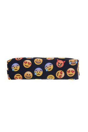 Emoji Characters Rectangular Graphic Print Cosmetics Case - 21 Styles